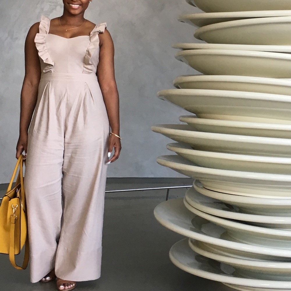 Khaki jumpsuit